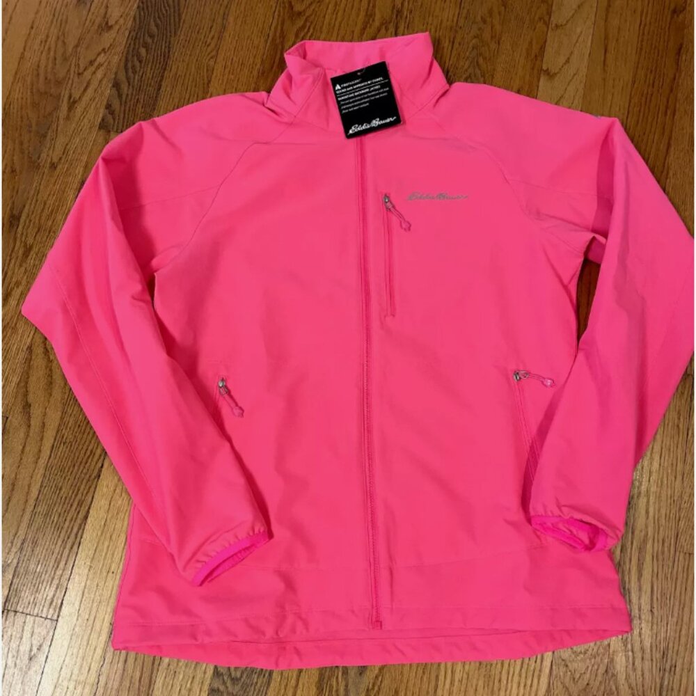 NWT - Eddie Bauer First Ascent Sandstone Softshell Jacket Pink Sz M Orig $99